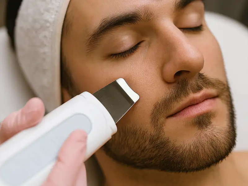 Cuidado facial masculino no Rafaela Gama Beauty Spa